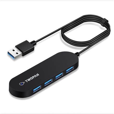 Amazon TWOPAN 4 Port USB 3 0 Hub Extender With 4ft Extended Cable