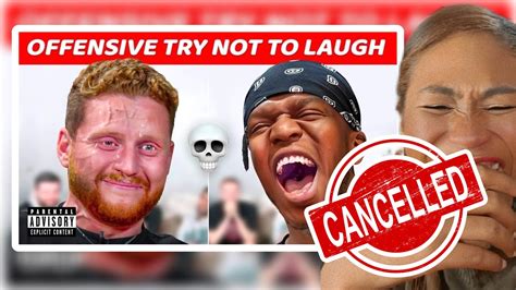 Sidemen Offensive Try Not To Laugh Reaction Youtube