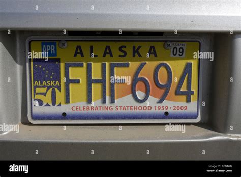 Alaska State License Plate 2022