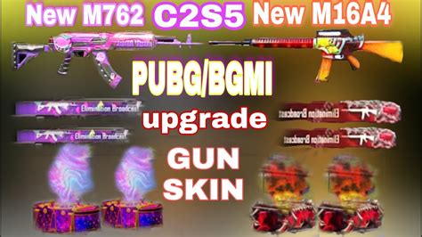 Bgmi New Upcoming Gun Skin L New Upgrade M762 And M16a4 Pubgbgmi