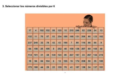 Cuales Son Los Numeros Divisibles Por 6 Los Nesesito Brainly Lat