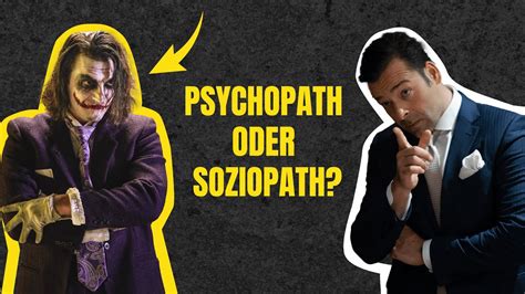 SOZIOPATH Vs PSYCHOPATH Wo Liegt Der Unterschied YouTube