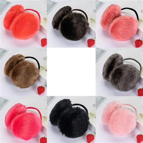 Calymel, женские/девичьи пушистые наушники, одноцветные, зимние, теплые ...