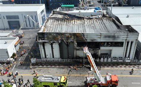 화성 아리셀 공장 화재 사망자 지문 신원 확인 단 3구 뿐마지막 시신은 40대 한국인