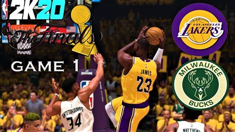 NBA 2K20 Gameplay Full Match NBA Finals Game 1 Bucks Vs Lakers PC