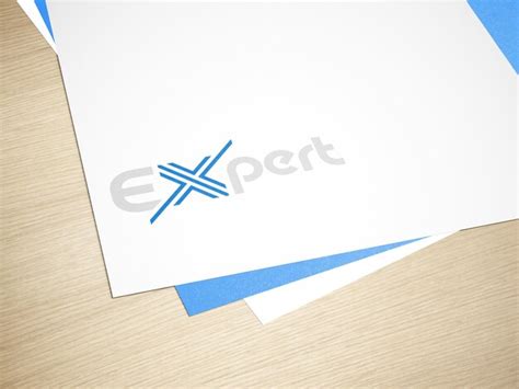 Maquette De Logo Blanc Psd En Papier PSD Premium