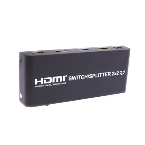 Hdmi X D True Matrix Switch Splitter In Out Hd Display Selector