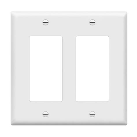 Decorator Gfci Two Gang Wall Plate Enerlites