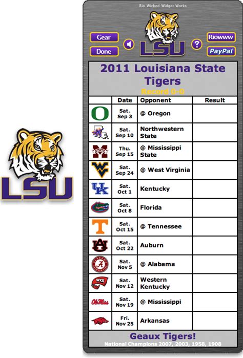 2014 LSU Football Schedule Wallpaper - WallpaperSafari