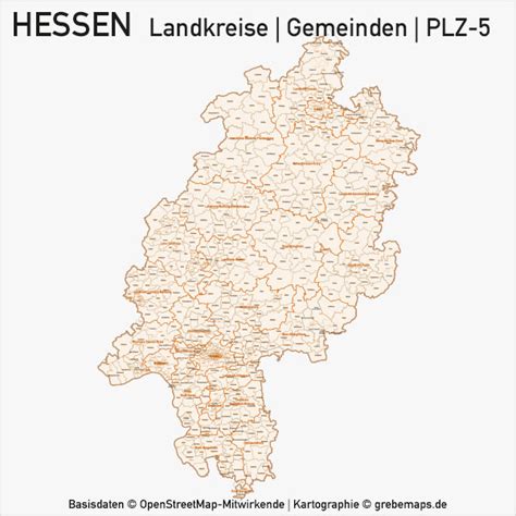 Landkarte Hessen Kostenlos Landkarte