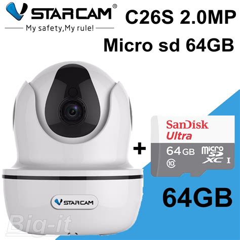 Vstarcam C7837WIP 1MP 720P HD กลองวงจรปดไรสาย ภายใน WIFI IP Camera