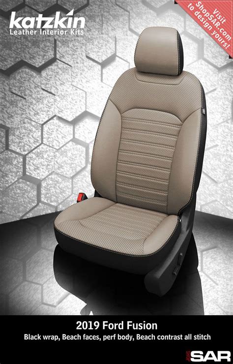 K1749 100 This Is A 2019 Ford Fusion Seat With Black Wrap Beach