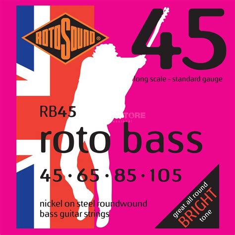 Rotosound Cordes De Basse Rb Cordes Roto Bass Nickel On