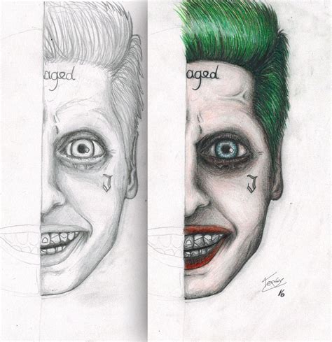 Joker Jared Leto Drawing By TomiCallegaro Deviantart On