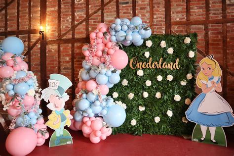 Onederland Themed First Birthday Party Wonderland Party Decorations