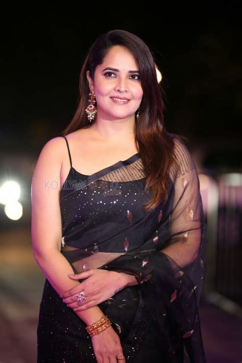 Actress Anasuya Bharadwaj At Pedha Kapu 1 Movie Pre Release Event Glam