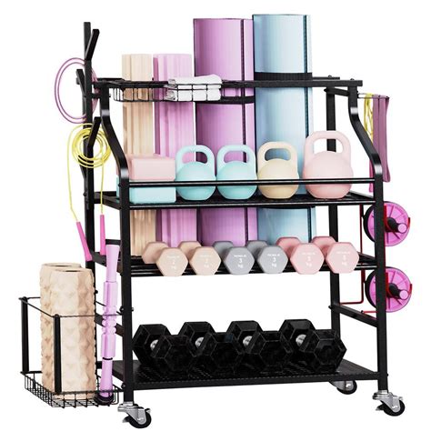 Sttoraboks 4 Layers Yoga Mat Storage Rack Dumbbells Rack Home Gym