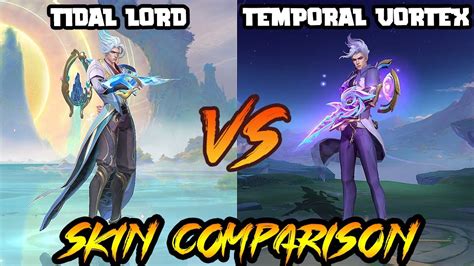 Natan Temporal Vortex Elite Skin Vs Tidal Lord Collector Skin Mlbb