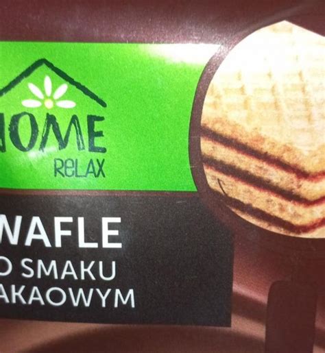 Wafle O Smaku Kakaowym Home Relax Kalorie Kj I Warto Ci Od Ywcze