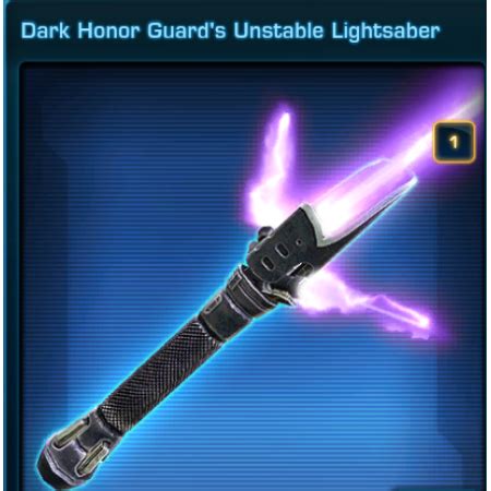 Buy Dark Honor Guard's Unstable Lightsaber US SWTOR US