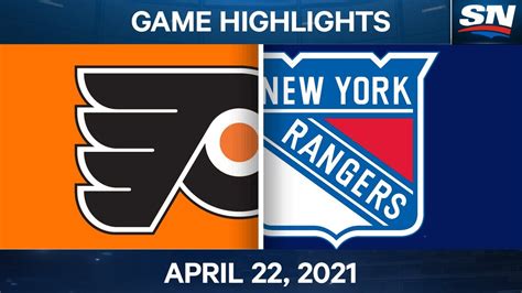 Nhl Game Highlights Flyers Vs Rangers Apr Youtube