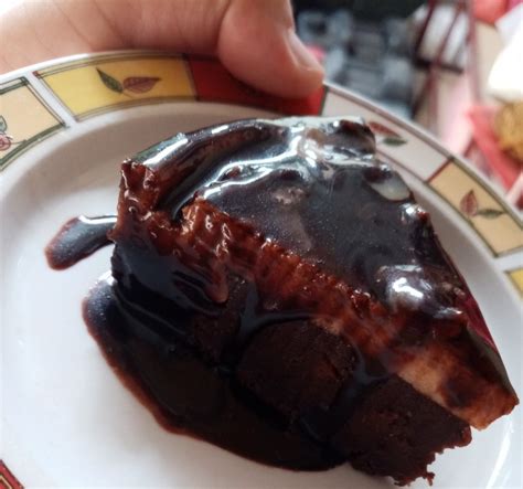 Glazed Custard Chocolate Cake Thriftyfun