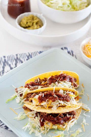 Classic All-American Beef Tacos | Laura Fuentes