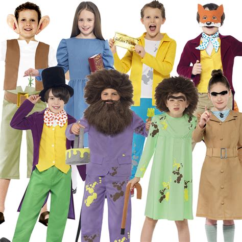 Smiffys Kids Roald Dahl Costumes World Book Day Fancy Dress Ebay