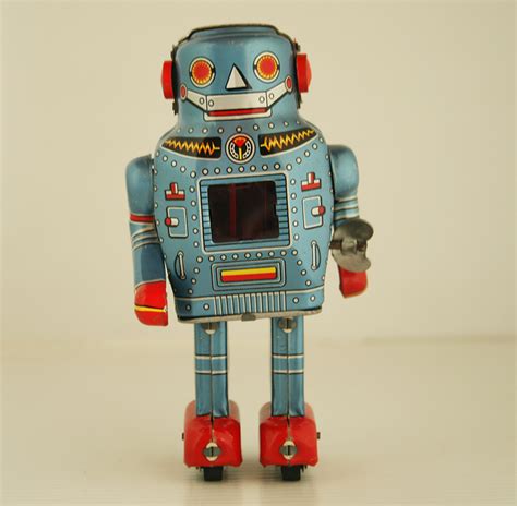 Yoneya Y.N Japan 60’s Sparky Robot Wind-Up 6 inches (15 cm) original ...