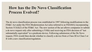 De Novo Classification Pptx