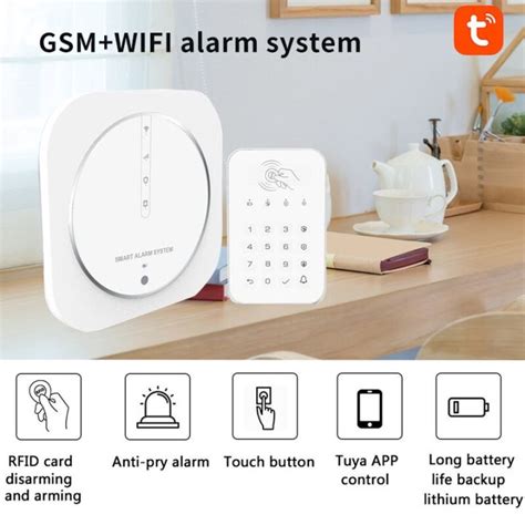 WiFi Alarm System Kit SecCube 3 Tuya Smart Home Security Protection