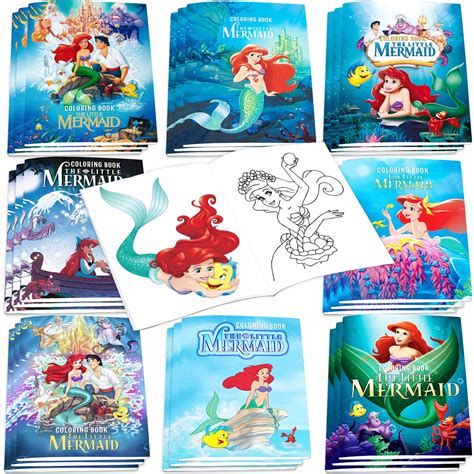 Little Mermaid Preschool Valentines Coloring Pages
