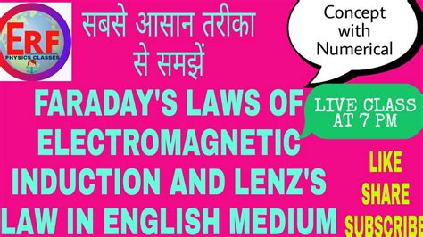 Faraday S Laws Of Electromagnetic Induction Emi And Lenz S Law In English Medium Emi Part 3