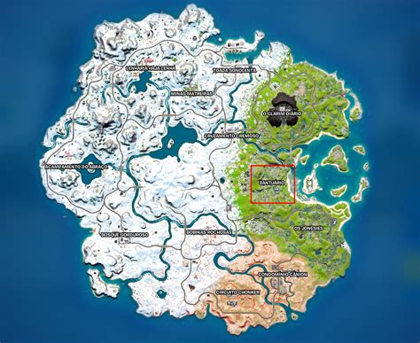 Fortnite Onde Fica O Santuário No Mapa Critical Hits