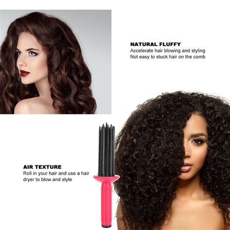 Hair Curler Hair Fluffy Curling Roll Comb AntiSlip Curling Wand