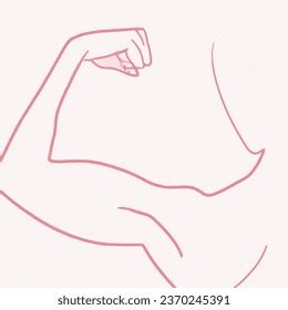 Vector Image Strong Woman Silhouette Flexing AI-generated image ...