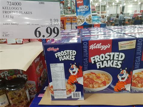 724000 Kellogg S Frosted Flakes 1 41 Kg 2 00 Instant Savings Expires On 2017 06 04 6 99 Costco