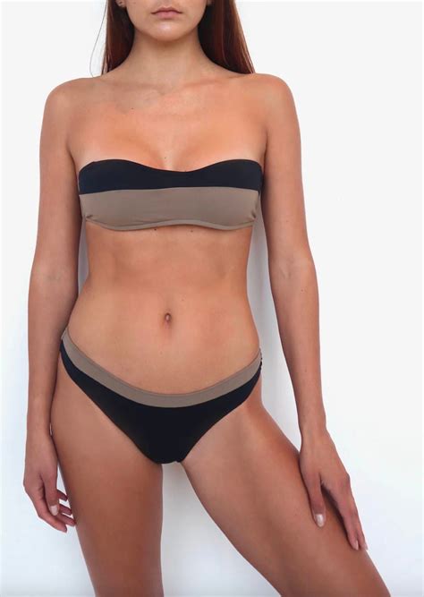 Marlen Bikini Bandeau Two Colors Etsy