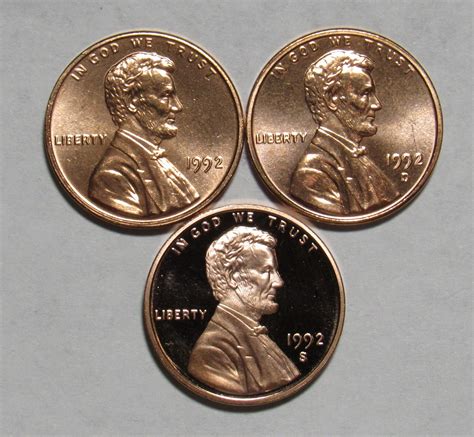 P D S Lincoln Memorial Cents In Red Bu And Proof Condition For