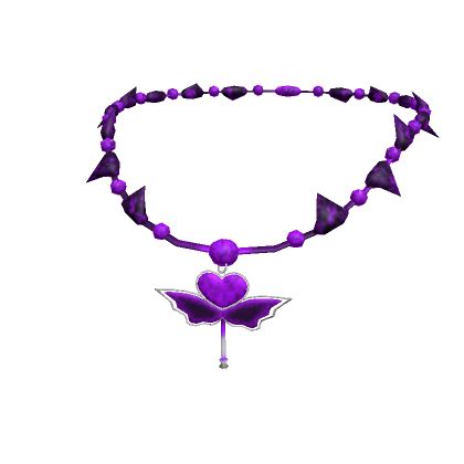 Purple Diamond Necklace Roblox