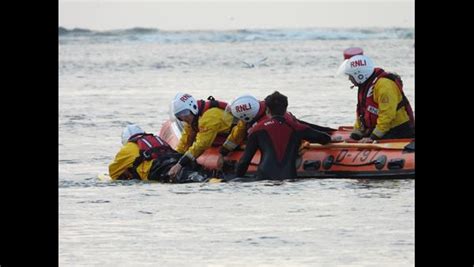 Wells Rnli Lifeguards And Lifeboat Station Team Up For Joint Training