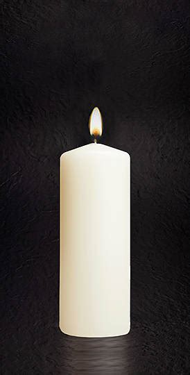 Christ Candle 8" x 3" Plain | Cokesbury