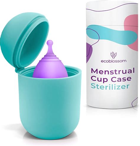 Ecoblossom Estuche Para Taza Menstrual Y Esterilizador Soporte De