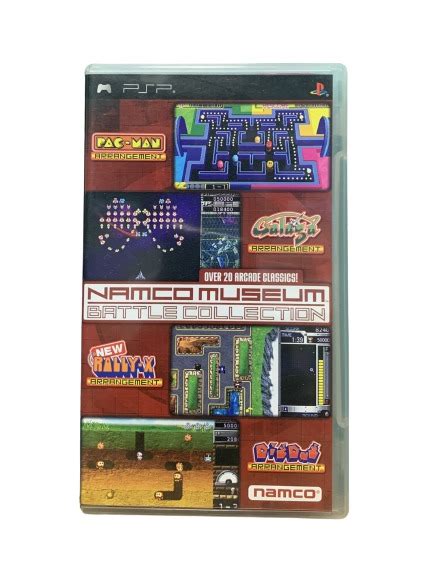 PSP Namco Museum Battle Collection 2005 NAMCO Complete With Manual