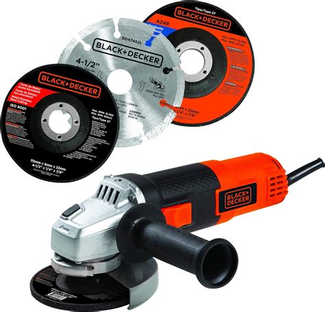 BLACK DECKER Esmeriladora Angular 4 1 2 Pulg 12 Discos G720K12 B3