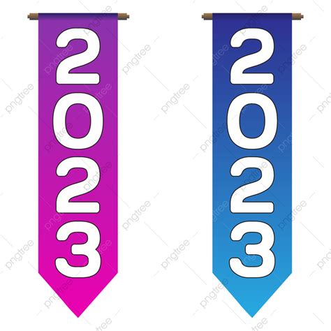 Hanging Scroll Vector Png Images Vertical 2023 Hanging Scroll Banners