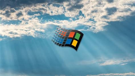 Windows 98 Clouds Wallpaper