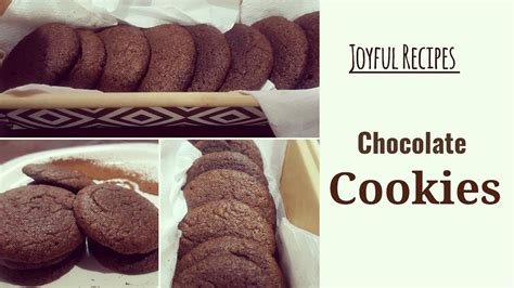 Homemade Chocolate Cookies Without Ovenhow To Make Chocolate Cookies Youtube