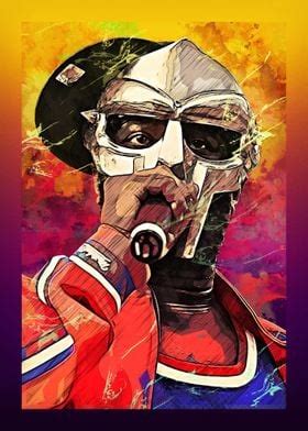 Mf Doom Poster By Alva Donna Displate