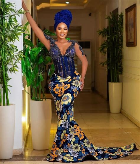 Ankara Corset Dress African Print Wedding Reception Dress Ankara Mermaid Dress Traditional